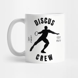 Mens Athletics Discus Crew  Athlete Gift Mug